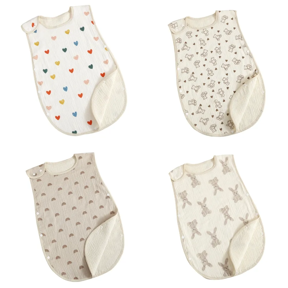 【Baby 童衣】四層紗寶寶防踢被背心 冷氣房背心40*60cm 11583(共７色)