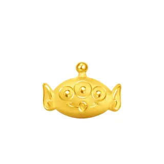 【周大福】玩具總動員系列 三眼怪黃金耳環(單耳)
