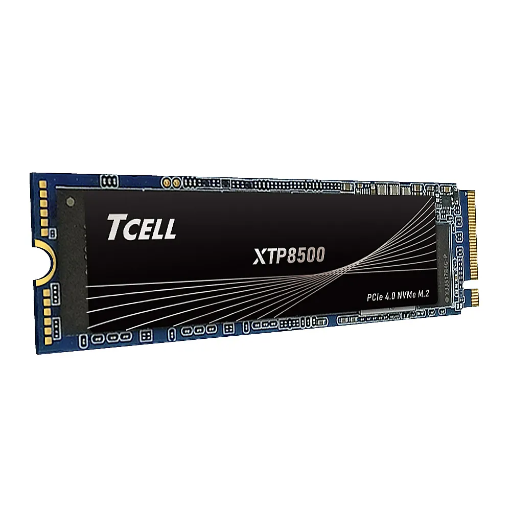 【TCELL 冠元】XTP8500 500GB NVMe M.2 2280 PCIe Gen 4x4 固態硬碟(讀：3600M/寫：2300M)