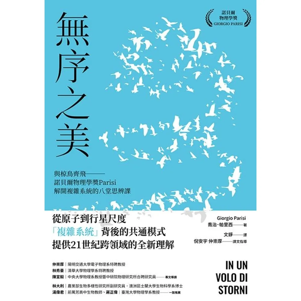 【momoBOOK】無序之美：與椋鳥齊飛【諾貝爾物理學獎Parisi解開複雜系統的八堂思辨課】(電子書)