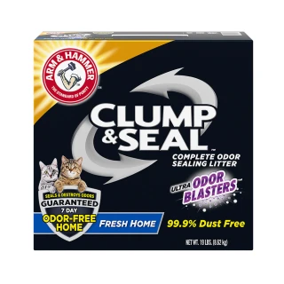 【ARM&HAMMER 鐵鎚】頂級淨味貓砂-礦砂19LB(8.62kg)