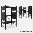 【ONE HOUSE】洛克免安裝攜帶式置物架 -60寬洞洞 36x60x81CM / 70寬 73x38x86CM 一般任選 _三層 1入(鐵架)