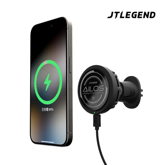 【JTLEGEND】JTL Ailos Kooling Mag製冷冷卻磁吸快充車座手機座(車充 車用手機架)