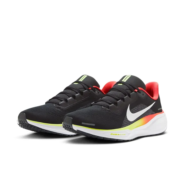 【NIKE 耐吉】慢跑鞋 男鞋 運動鞋 緩震 小飛馬 AIR ZOOM PEGASUS 41 黑橘 HQ1564-016