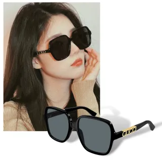 【GUCCI 古馳】方形膠框太陽眼鏡(GG1189SA-002)