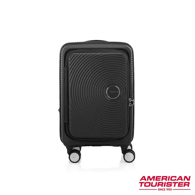 【AMERICAN TOURISTER 美國旅行者】20吋Curio 1/9前開式可擴充抗菌PP避震輪登機箱(多色可選)