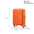 【AMERICAN TOURISTER 美國旅行者】24吋Curio 1/9前開式可擴充抗菌PP避震輪行李箱(多色可選)