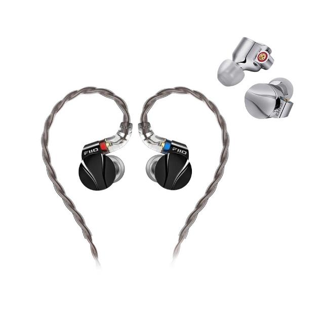 【FiiO】鋁鎂合金球頂振膜單動圈可換線耳機(FD15)