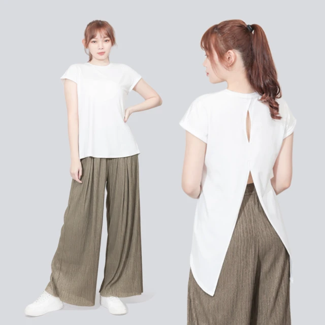 R.NETS 雅芮絲-質感暖絲絨鎖溫圓領上衣-黑(中大尺碼/