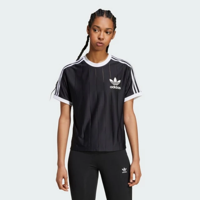 adidas 愛迪達 運動服 短袖上衣 女上衣 3 S PNST TEE(IX5505)