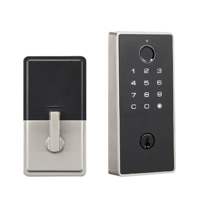 【Kwikset 凱特安】Kwikset 指紋密碼三合一電子輔助鎖 PI3S0S35