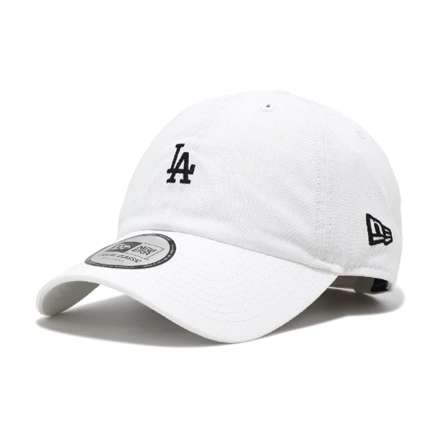 NEW ERA 棒球帽 Classic Essential Mini LOGO MLB 白 洛杉磯道奇 LAD 老帽(NE12324419)