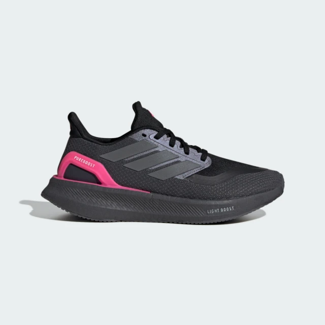 adidas 愛迪達 慢跑鞋 女鞋 運動鞋 緩震 PUREBOOST 5 W 黑粉 IF9198(8743)