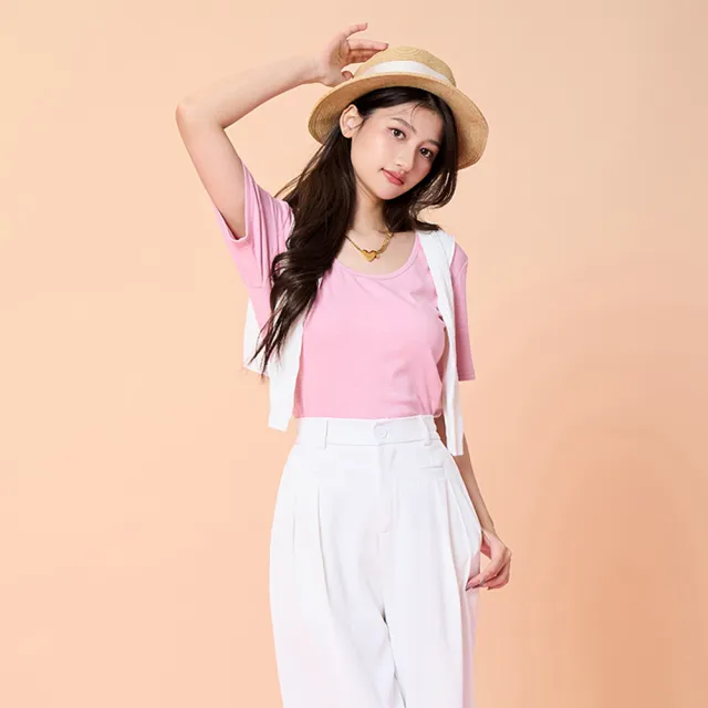 【MAJOR MADE】基本款竹節紋彈力短T(素T/圓領衣/短袖T)