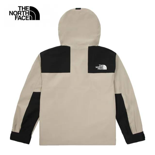 【The North Face 官方旗艦】經典ICON-北面男款灰色FUTURELIGHT防水透氣衝鋒衣|8AKJ5IF