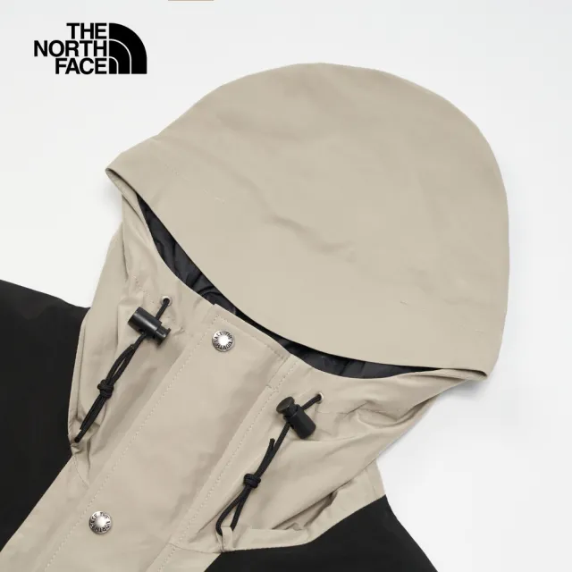 【The North Face 官方旗艦】經典ICON-北面男款灰色FUTURELIGHT防水透氣衝鋒衣｜8AKJ5IF