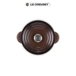 【Le Creuset】琺瑯鑄鐵萬用窈窕鍋20(巧克力棕-鋼頭)