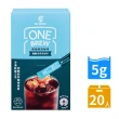 【伯朗咖啡】伯朗ONE BREW易搖即溶凍乾咖啡粉4盒-任選:無糖/含糖(共80入;建議沖泡300ml)
