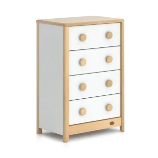 【Boori】貝崙實木四斗櫃•幅73.5cm-薏米白(斗櫃/收納櫃)