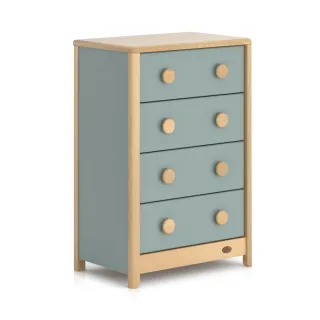 【Boori】貝崙實木四斗櫃•幅73.5cm-藍莓色(斗櫃/收納櫃)