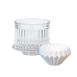 【zeroHero】雙層旋轉3段式6孔變速蛋糕聰明濾杯+Matrix 155蛋糕濾紙 50入