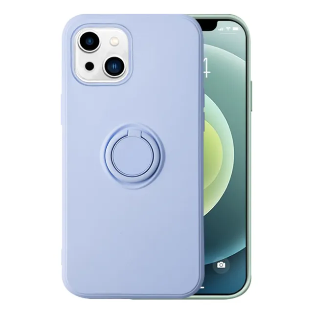 IPhone 14 手機殼 6.1吋 防摔加厚第二代磁吸指環支架手機保護殼保護套(IPhone 14 手機殼 保護套)