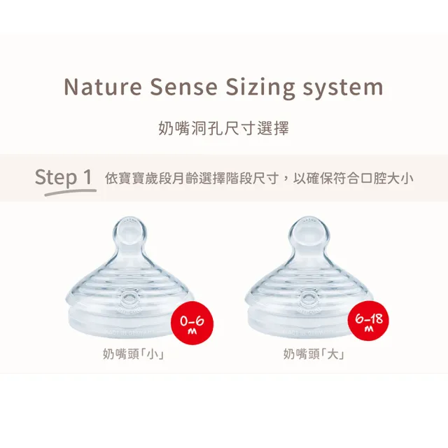 【NUK 官方直營】自然母感玻璃奶瓶240ml-附1號中圓洞矽膠奶嘴 0-6m+(顏色隨機出貨)