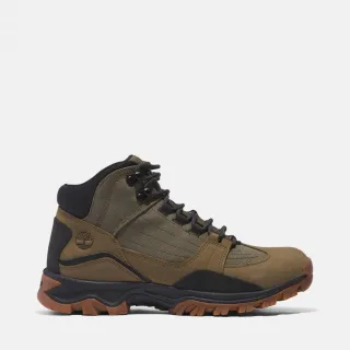 【Timberland 官方旗艦】男款橄欖綠中筒健行鞋(A6BNNEO8)