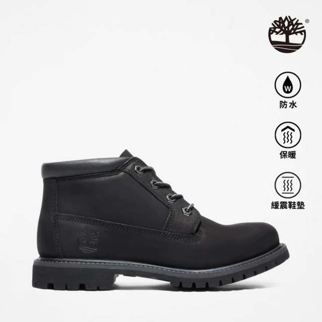 Timberland 女款黑色防水中筒休閒靴(23398001)