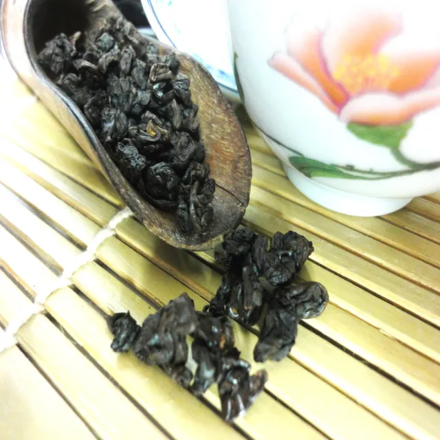 【龍源茶品】凍頂功夫陳年老烏龍茶葉150gx4罐(共1斤;附提袋;熟茶;中焙火;重發酵)