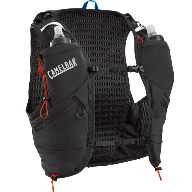 【CAMELBAK】Apex Pro12 專業越野水袋背心附0.5L軟水瓶2個-黑 XS(單車/登山露營/越野跑/跑步/旅行)