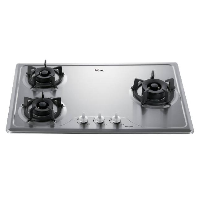 【喜特麗】三口易潔不鏽鋼面板檯面爐(JT-GC309S 原廠保固基本安裝)