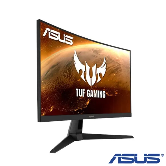 【ASUS 華碩】TUF Gaming VG27VH1B 27型 165Hz 曲面電競螢幕