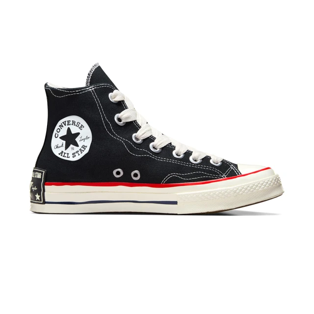 CONVERSE Chuck 70 HI 男鞋 女鞋 黑色 1970 手繪感 不規則 粗鞋帶 高筒 帆布鞋 休閒鞋 A09139C