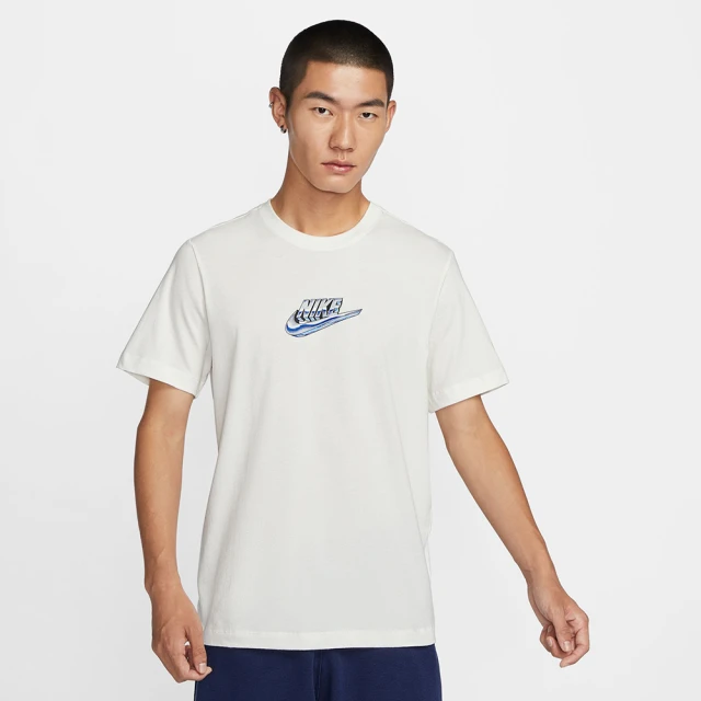 NIKE 耐吉 短袖上衣 男款 運動 AS M NSW TEE OC LBR SEGB 白 FZ5398-133