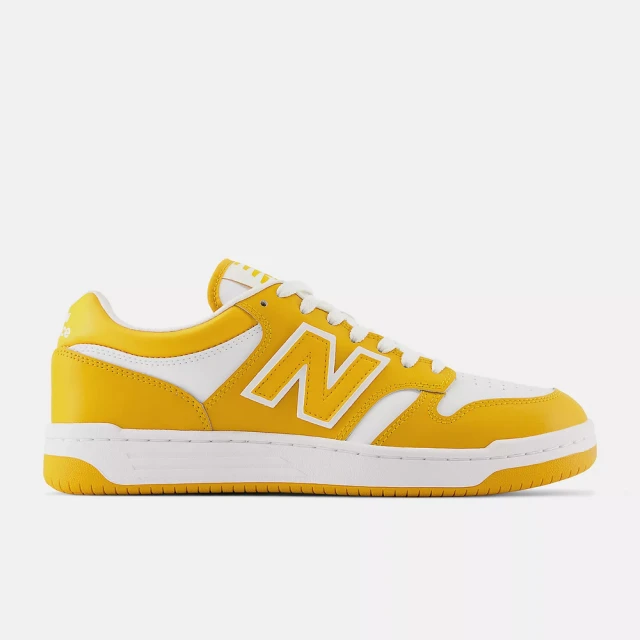 NEW BALANCE NB 480 復古運動鞋 休閒鞋 男鞋 女鞋 黃白色(BB480LWA-D)