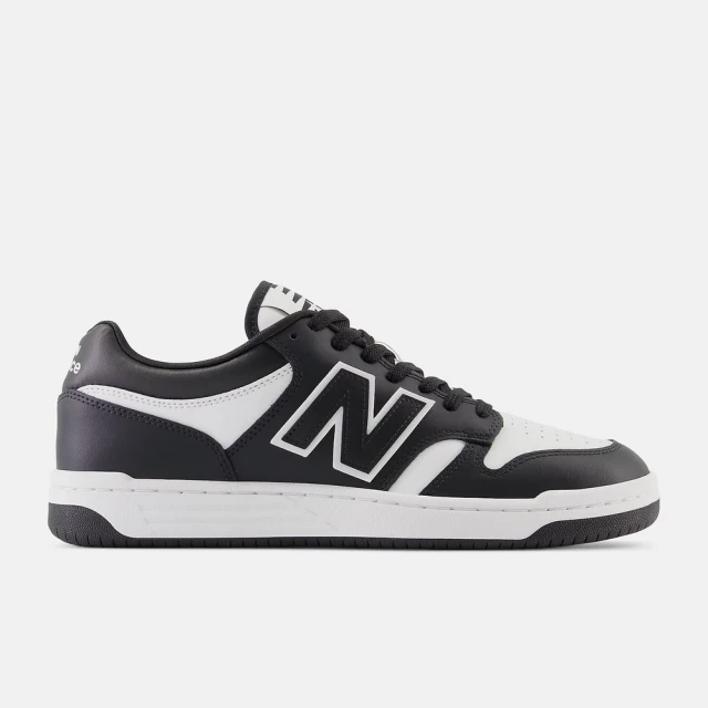 NEW BALANCE NB 480 復古運動鞋 休閒鞋 板鞋 籃球鞋型 女鞋 男鞋 熊貓配色(BB480LBA-D)