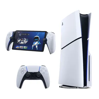 【SONY 索尼】New PS5 光碟版主機(PS5 Slim)+《PlayStation Portal - Remote Player 遙控遊玩機》