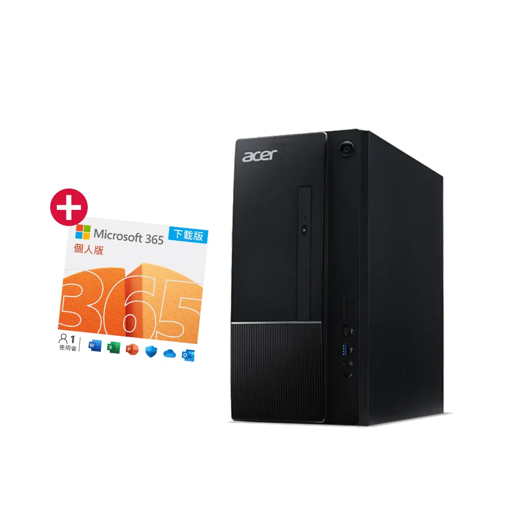 【Acer 宏碁】微軟M365組★i5十核電腦(Aspire TC-1770/i5-13400/8G/512G SSD/W11)