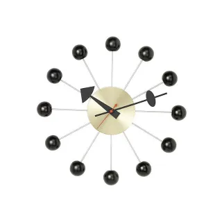 【北歐櫥窗】Vitra Ball Clock 球星掛鐘(黑色)