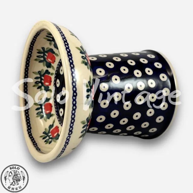 【SOLO 波蘭陶】波蘭製 Manufaktura 波蘭陶 14cm 寵物碗 高腳碗 貓咪/小型犬適用