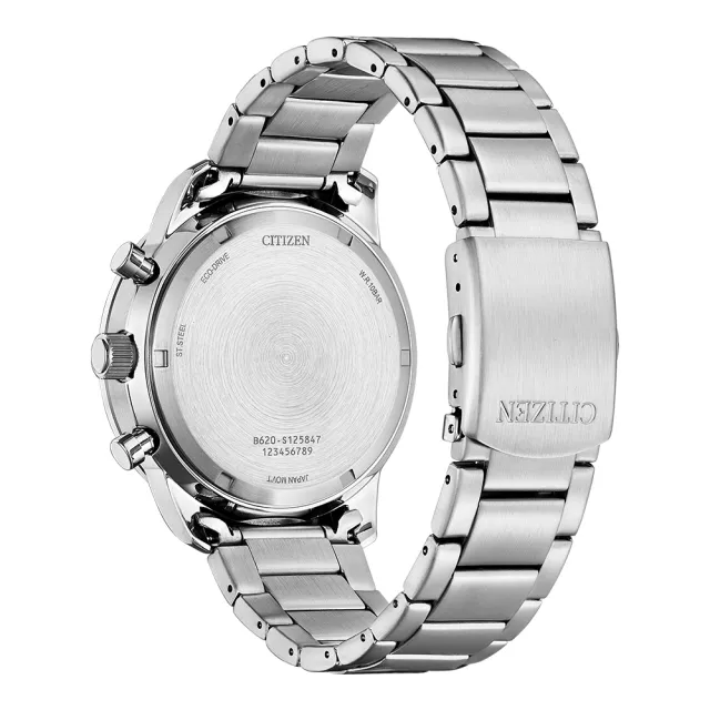 【CITIZEN 星辰】Chronograph系列 光動能計時腕錶 母親節 禮物 推薦(CA4500-91L)
