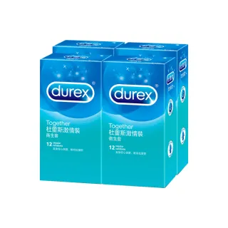 【Durex 杜蕾斯】激情裝保險套12入*4盒(共48入 保險套/保險套推薦/衛生套/安全套/避孕套/避孕)