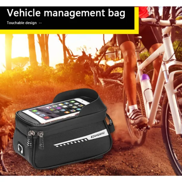 【May Shop】自行車包上管包車梁包車管包手機觸控螢幕包騎乘裝備包