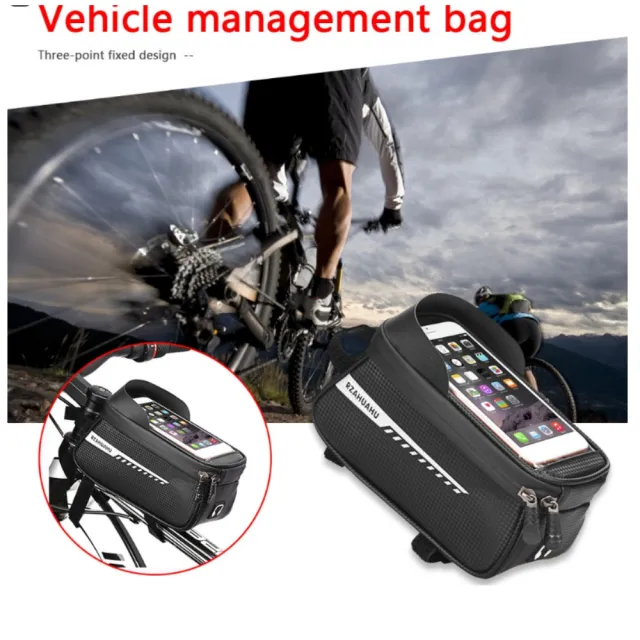 【May Shop】自行車包上管包車梁包車管包手機觸控螢幕包騎乘裝備包