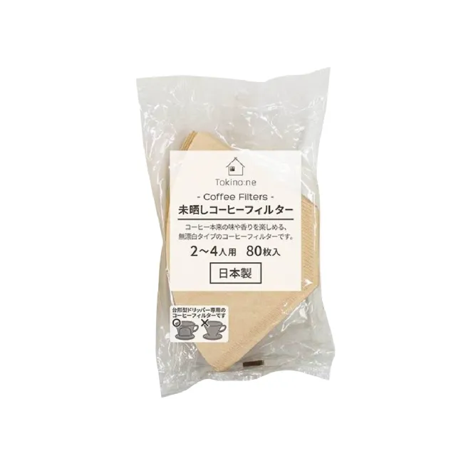 【Watts】日本製無漂白咖啡濾紙2〜4杯用x12包(80入/包)