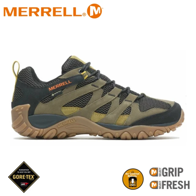 MERRELL 男 ALVERSTONE GORE-TEX 登山鞋《橄欖綠》ML135447/越野鞋/戶外鞋(悠遊山水+)