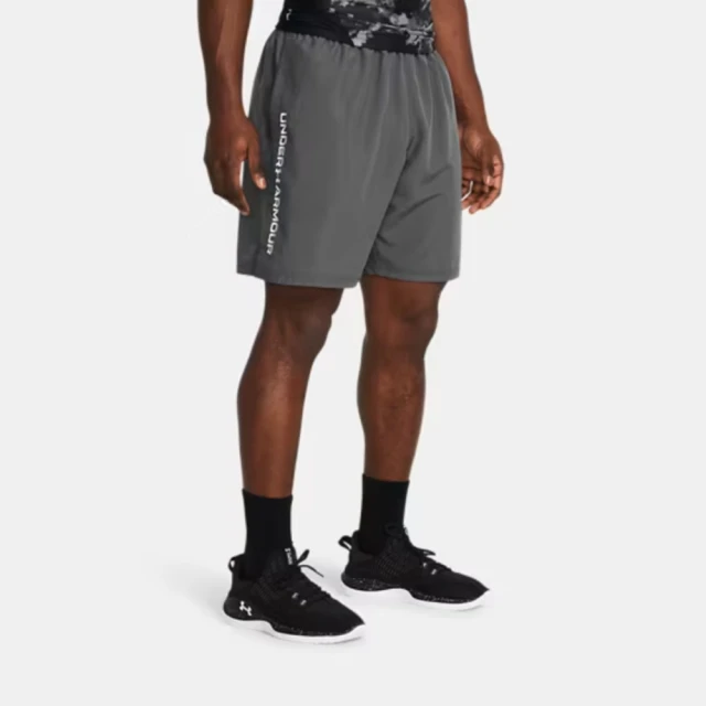 UNDER ARMOUR 短褲 男款 運動褲 WOVEN WDMK 灰 1383356-025