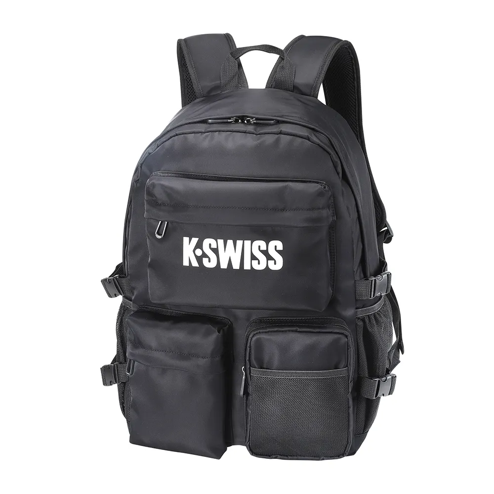 【K-SWISS】運動後背包 Active Backpack-黑(BG305-008)