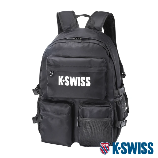 K-SWISS 運動後背包 Active Backpack-黑(BG305-008)